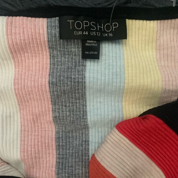 Topshop multicolored bodysuit size 12 - Picture 4 of 6